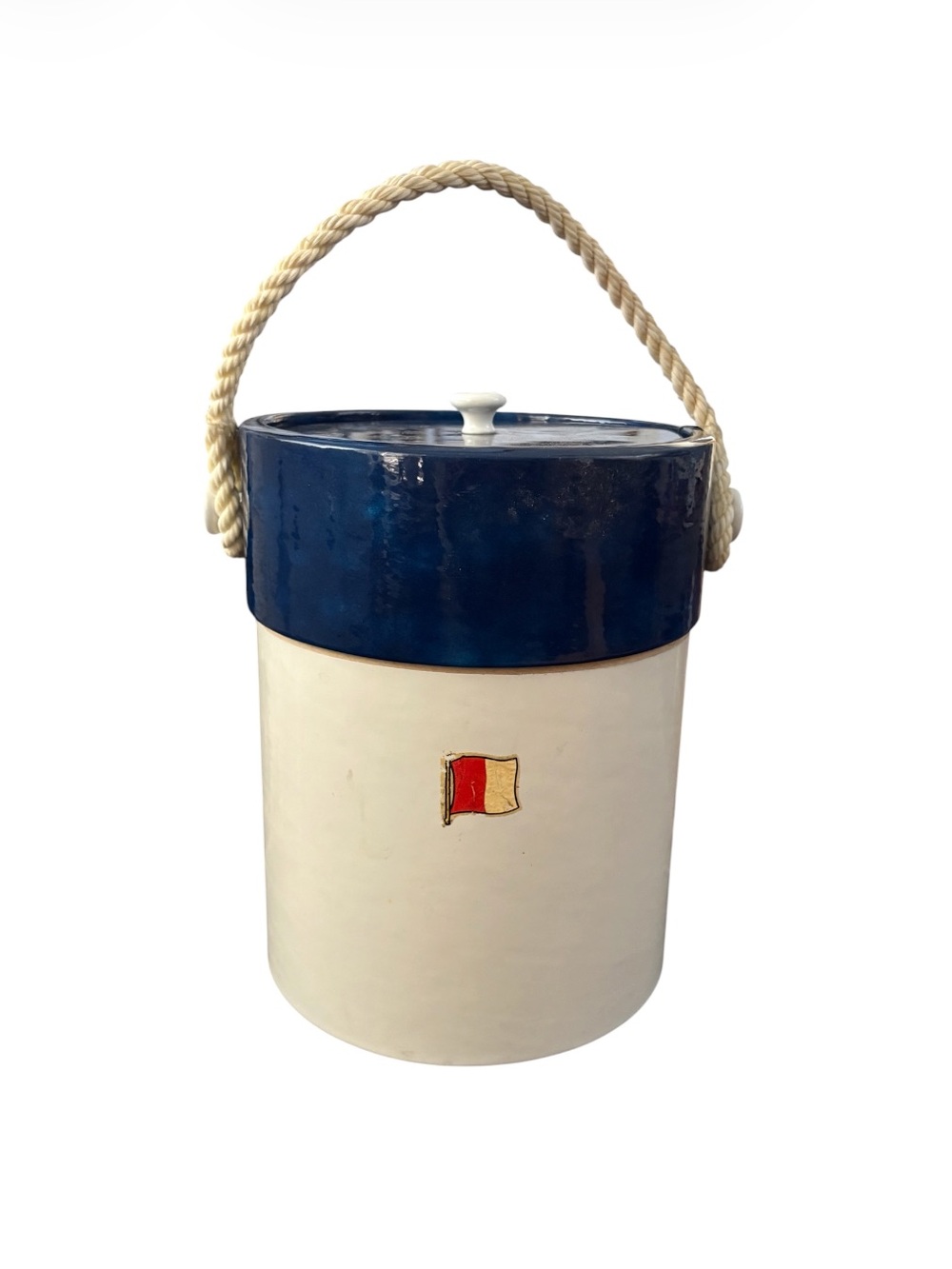 VINTAGE➕Kraftware Nautical Ice Bucket